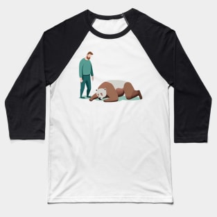 Playing Possum: When Humans and Bears Meet Baseball T-Shirt
